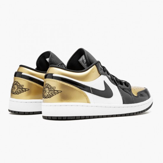 AJ 1 Low Gold Toe Black/Gold Black CQ9447-700