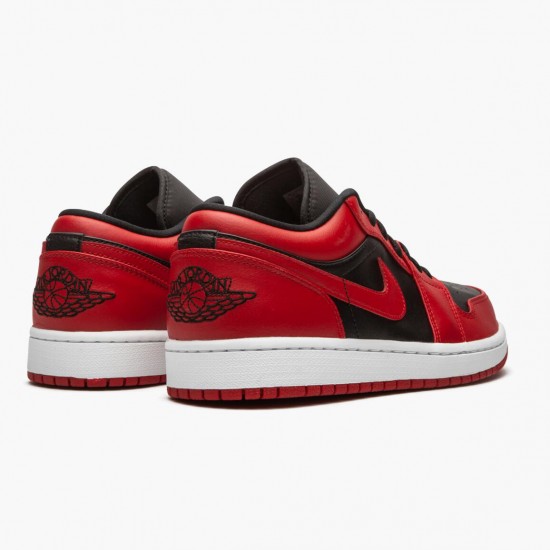 AJ 1 Retro Low Reverse Bred Gym Red/Black Gym Red/White 553558-606