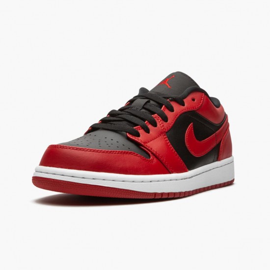 AJ 1 Retro Low Reverse Bred Gym Red/Black Gym Red/White 553558-606