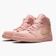 AJ 1 Mid Coral Gold Coral StardustClub/Gold/Black 852542-600