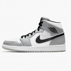 AJ 1 Mid Light Smoke Grey Light Smoke Grey/Black/White 554724-092