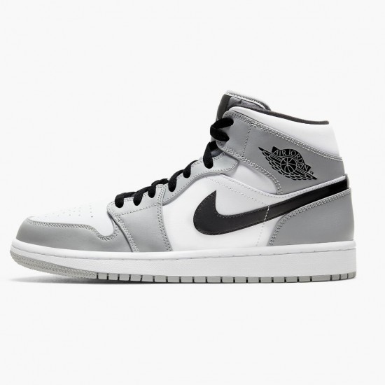 AJ 1 Mid Light Smoke Grey Light Smoke Grey/Black/White 554724-092