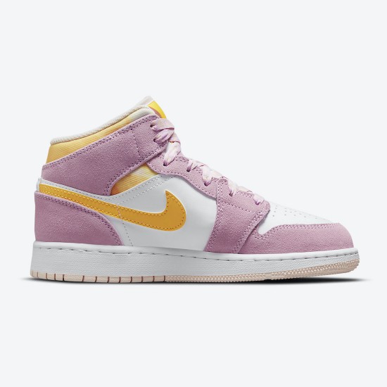 AJ 1 Mid SE GS Arctic Pink Light Arctic Pink/University Gold/White DC9517-600