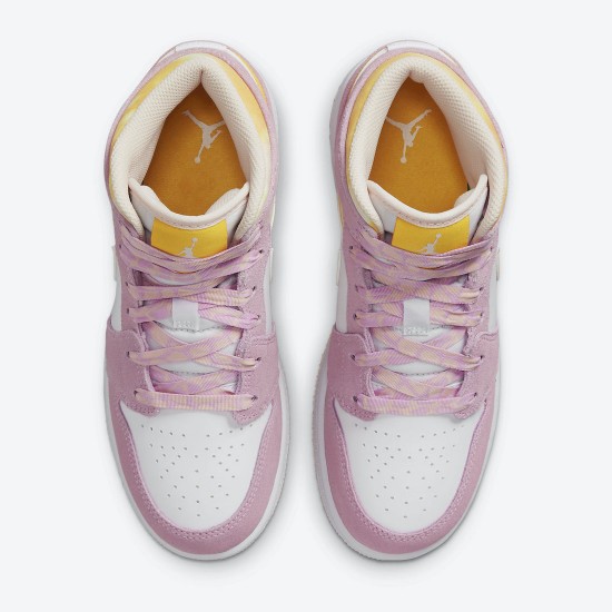 AJ 1 Mid SE GS Arctic Pink Light Arctic Pink/University Gold/White DC9517-600