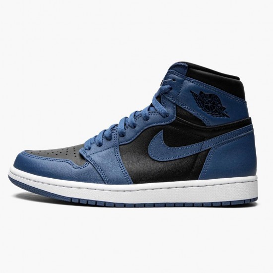 AJ 1 Retro High OG Dark Marina Blue Dark Marina Blue/Black-White 555088-404