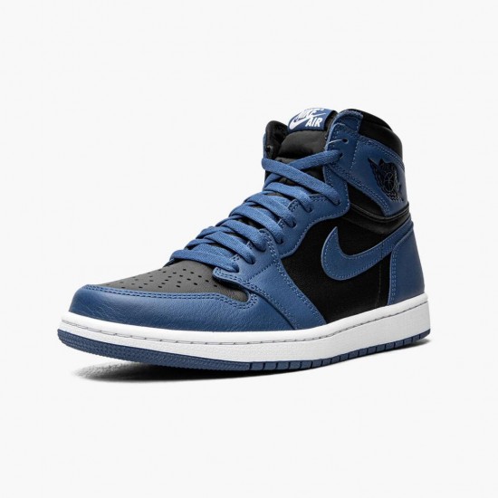 AJ 1 Retro High OG Dark Marina Blue Dark Marina Blue/Black-White 555088-404