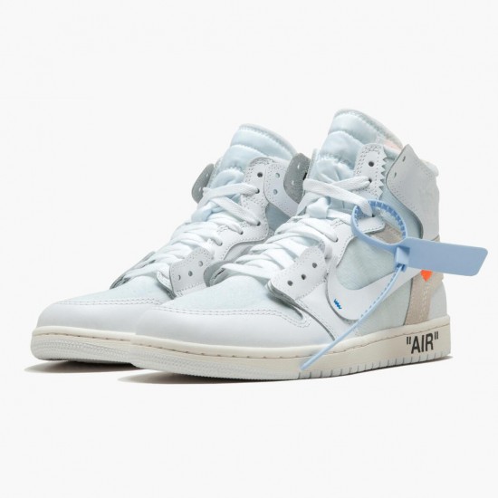 AJ 1 Retro High Off-White White White AQ0818-100