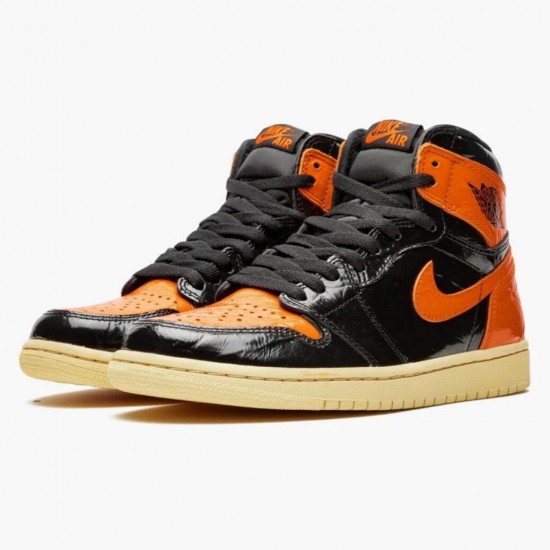 AJ 1 Retro Shattered Backboard BlackPale Vanilla Starfish Black/Pale Vanilla-Starfish 555088-028