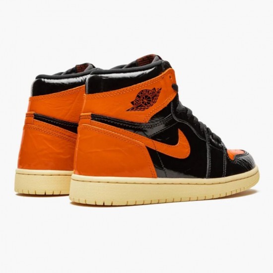 AJ 1 Retro Shattered Backboard BlackPale Vanilla Starfish Black/Pale Vanilla-Starfish 555088-028