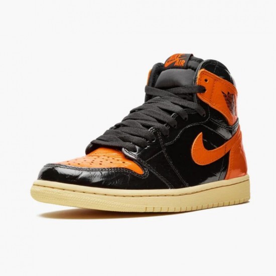 AJ 1 Retro Shattered Backboard BlackPale Vanilla Starfish Black/Pale Vanilla-Starfish 555088-028