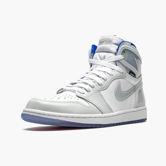 AJ 1 High Zoom Racer Blue Whit/White-Racer Blue CK6637-104