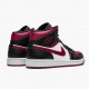 AJ 1 Mid Bred Toe Black/Gym Red/White 554724-066