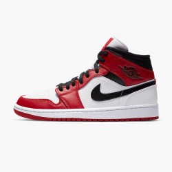 AJ 1 Mid Chicago 2020 White/Gym Red/Black 554724-173