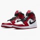 AJ 1 Mid Chicago 2020 White/Gym Red/Black 554724-173