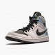 AJ 1 Mid Dirty Powder Iridescent Barely Rose/Black/Multi BQ6472-602