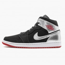 AJ 1 Mid Johnny Kilroy Black/Gym Red/Metallic Silver 554724-057