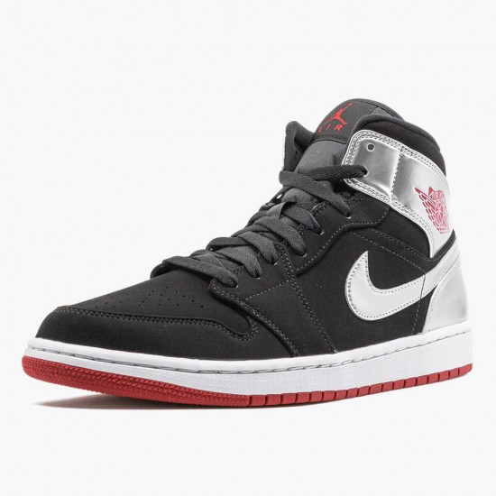 AJ 1 Mid Johnny Kilroy Black/Gym Red/Metallic Silver 554724-057