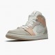 AJ 1 Mid Milan Sail/Light Bone String Shimmer CV3044-100