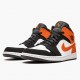 AJ 1 Mid Shattered Backboard Black/White Starfish 554724-058