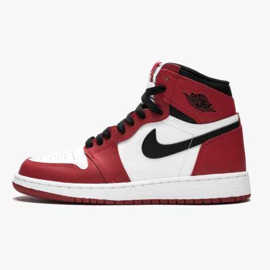 AJ 1 Retro Chicago White/Black Varsity Red 575441-101