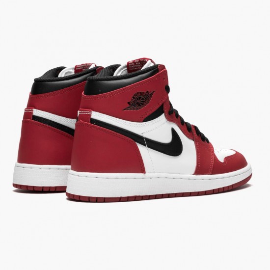 AJ 1 Retro Chicago White/Black Varsity Red 575441-101