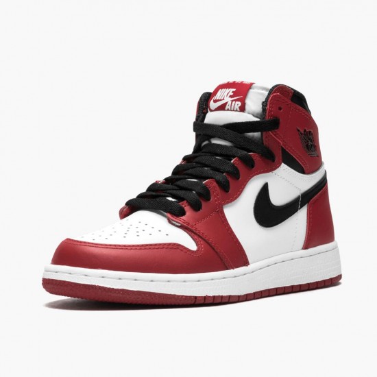 AJ 1 Retro Chicago White/Black Varsity Red 575441-101