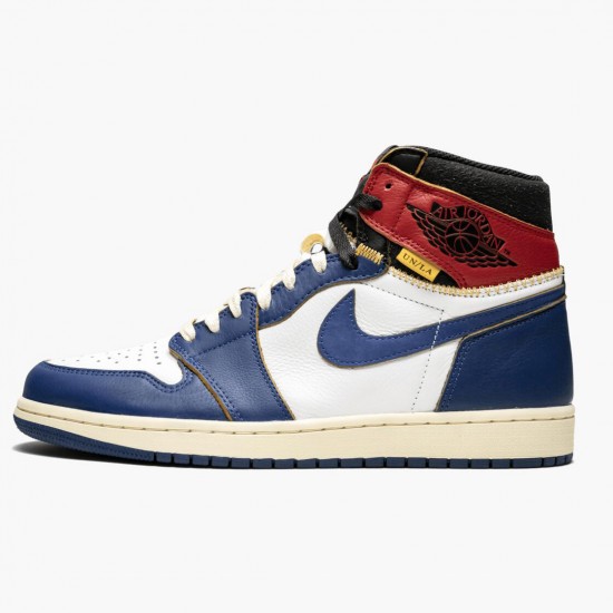 AJ 1 Retro High Union Los Angeles Storm Blue White/Stormblue Varsity Red BV1300-146