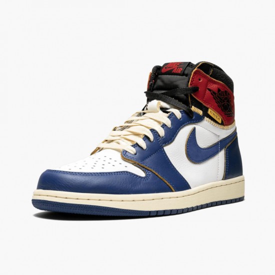 AJ 1 Retro High Union Los Angeles Storm Blue White/Stormblue Varsity Red BV1300-146