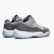 AJ 11 Low Cool Grey Medium Grey/White Gunsmoke/Black 528895-003