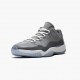 AJ 11 Low Cool Grey Medium Grey/White Gunsmoke/Black 528895-003