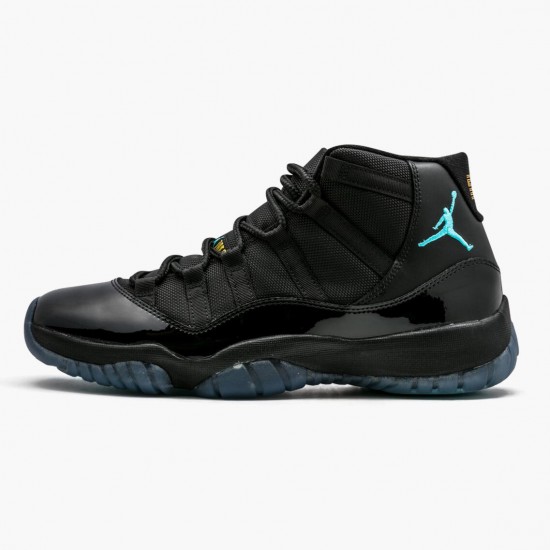 AJ 11 Retro Gamma Blue Black/Gamma Blue/VarsityMaize Black 378037-006