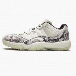 AJ 11 Retro Low Snake Light Bone Light Bone/Smoke Grey/White Bl Black CD6846-002