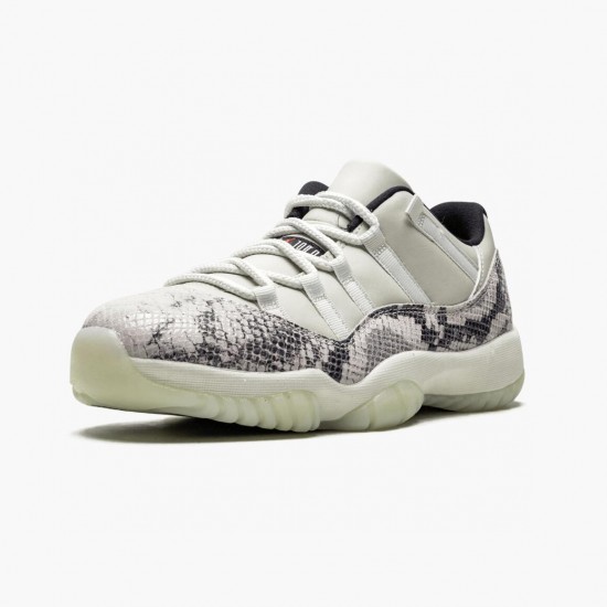 AJ 11 Retro Low Snake Light Bone Light Bone/Smoke Grey/White Bl Black CD6846-002