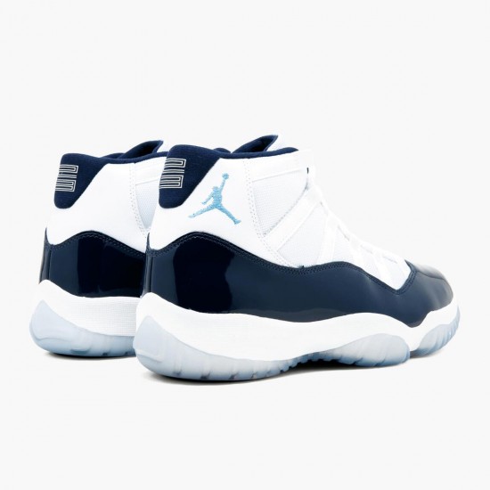 AJ 11 Retro UNC Win Like 82 White/University Blue/Black 378037-123