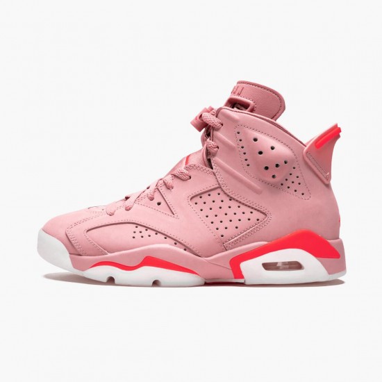 AJ 6 Retro Aleali May Rust Pink/Bright Crimson Black CI0550-600