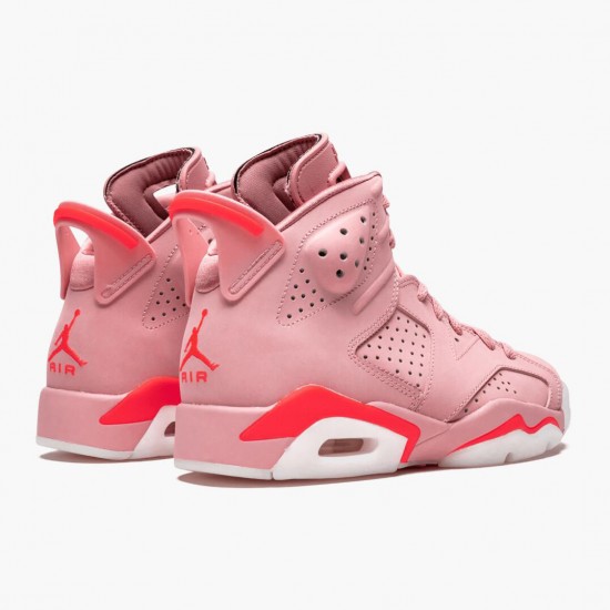 AJ 6 Retro Aleali May Rust Pink/Bright Crimson Black CI0550-600