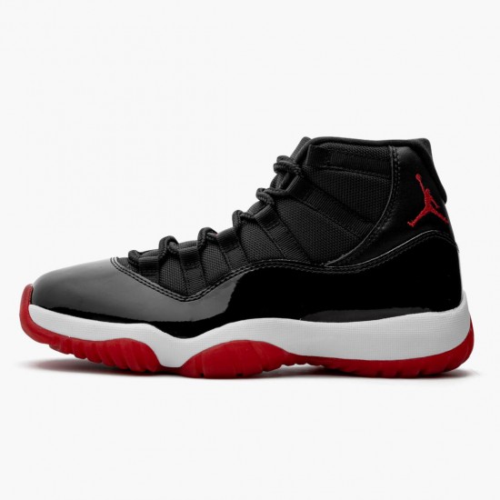 AJ 11 Retro Bred 2019 Black/White/Varsity Red 378037-061