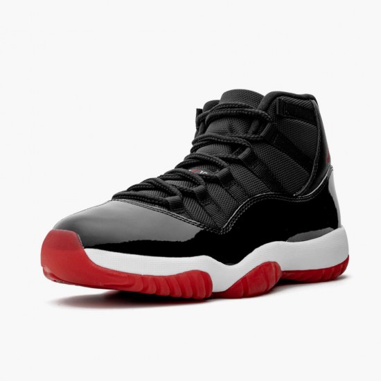 AJ 11 Retro Bred 2019 Black/White/Varsity Red 378037-061