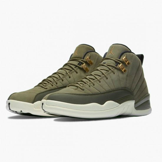 AJ 12 Retro Chris Paul Class of 2003 Olive Canvas/Black-Sail 130690-301