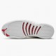 AJ 12 Retro FIBA White/University Red/Metallic 130690-107