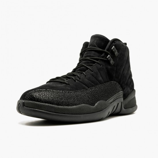 AJ 12 Retro OVO Black Black/Black/Metallic Gold 873864-032