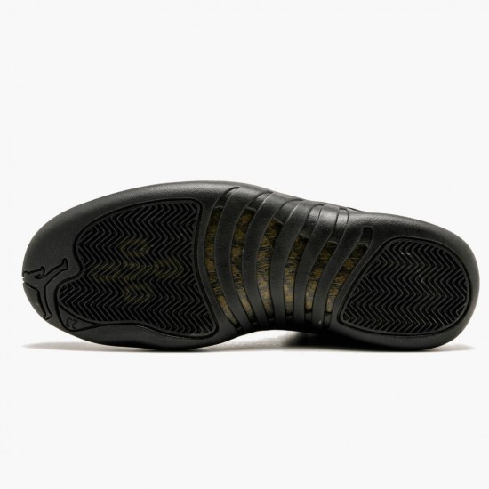 AJ 12 Retro OVO Black Black/Black/Metallic Gold 873864-032