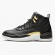 AJ 12 Retro Reptile Black/Metallic Gold/White AO6068-007