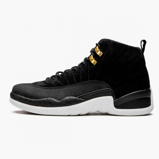 AJ 12 Retro Reverse Taxi Black/Gold White 130690-017