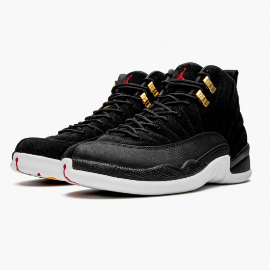 AJ 12 Retro Reverse Taxi Black/Gold White 130690-017