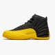 AJ 12 Retro University Gold Black/Black/University Gold 130690-070