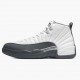 AJ 12 Retro White Dark Grey White/Dark Grey/Gym Red 130690-160