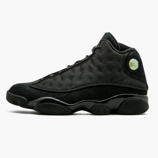 AJ 13 Retro Black Cat Black 414571-011