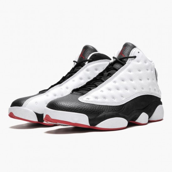 AJ 13 Retro He Got Game White/Black/True Red 414571-104