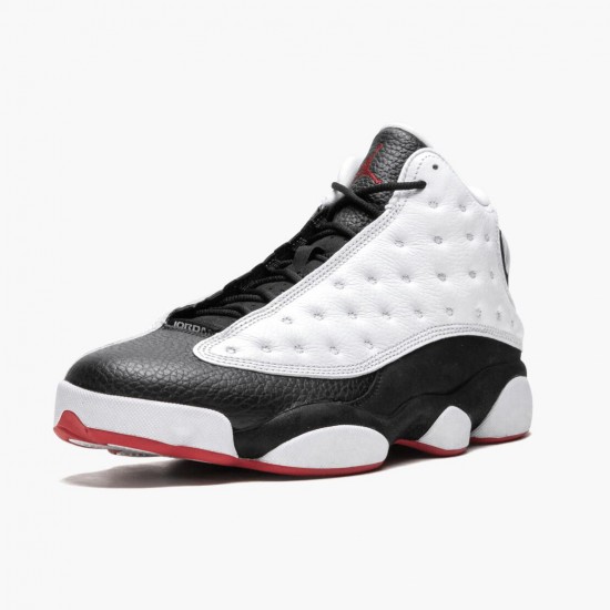 AJ 13 Retro He Got Game White/Black/True Red 414571-104